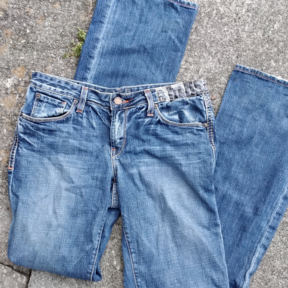 SACRED BLUE Classic Denim Stra Women's Jeans
